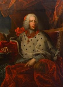 Portrait De Jean-theodore De Baviere by Paul Joseph Delcloche