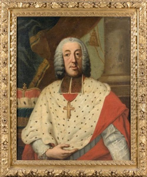 Portrait Du Cardinal Jean-theodore De Baviere, Prince Eveque De Liege, Frere De L'empereur Charles Vii - view 1