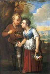 Les Quatre Saisons by Paul Joseph Delcloche
