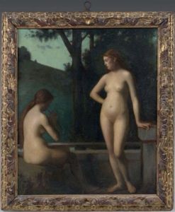 Idylle by Auguste-Joseph Delecluse