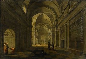 Church Interior by Dirck Van Delen