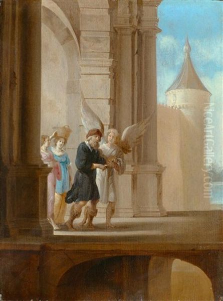 Der Blinde Tobias Gefuhrt Vom Erzengel Raphael - view 1