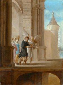 Der Blinde Tobias Gefuhrt Vom Erzengel Raphael