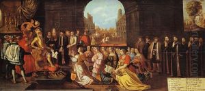 Allegorie De L'oppression Du Peuple Hollandais Par Le Duc D'albe by Dirck Van Delen