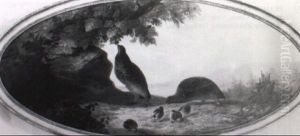 New York Quail by Auguste Joseph Delessard