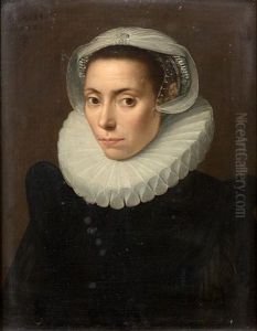 Portrait De Jeune Dame En Buste