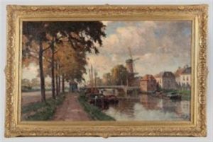 Sommer Am Kanal by Gerard Delfgaauw