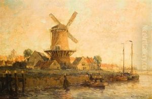 Le Moulin A Vent Au Bord De L'eau Le Moulin A Vent Au Bord De L'eau