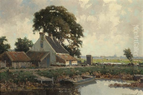 View Of A Farm Near The Water - view 1