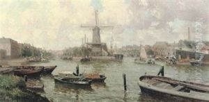 De Distileerketel Molen - A Busy Working Day In Delfshaven, Rotterdam