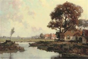 By Haasdrecht: A Village In Summer by Gerard Delfgaauw