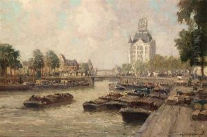 A View Of The Haringvliet, Rotterdam