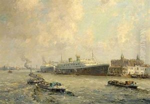 A View Of Rotterdam With The Holland America Line