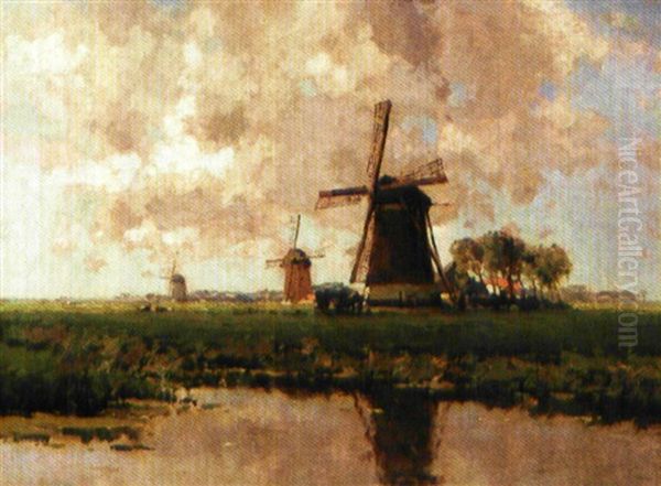 Polderlandschap Met Drie Molens - view 1