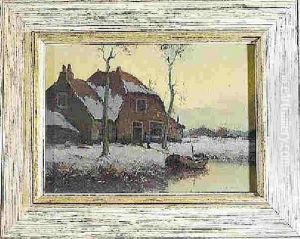 Winternachmittag Bei Rijswijk by Gerard Delfgaauw