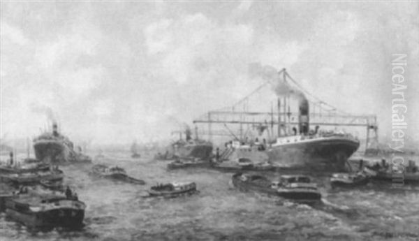 Blick Auf Den Hafen Von Rotterdam - view 1