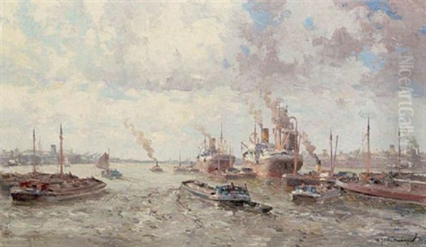 The Harbour Of Rotterdam - view 1