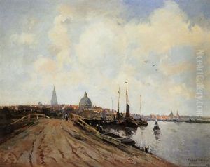 View Of Rotterdam by Gerard Delfgaauw
