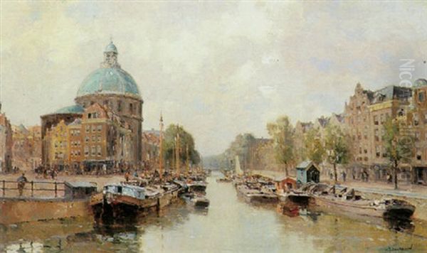 A View Of The Singel, Amsterdam - view 1
