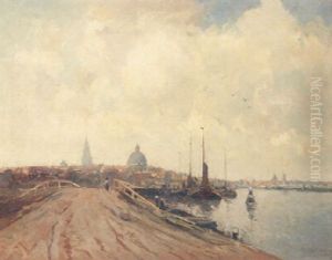 The Harbour Of Rotterdam by Gerard Delfgaauw
