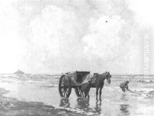 Krabbenfischer An Der Hollandischen Kuste by Gerard Delfgaauw