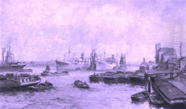 Shipping In The Maashaven, Rotterdam - view 1