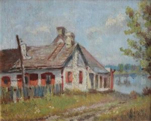 Maison Du Bottier At Oka by Georges Marie Joseph Delfosse