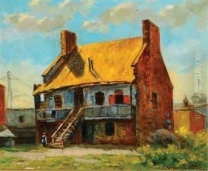 Quebec Tenement by Georges Marie Joseph Delfosse