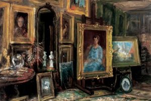 Interior With Paintings Interior With Paintings