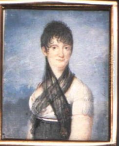 Maria Isabel De Braganza, Queen Of Spain by Jose Delgado Y Meneses