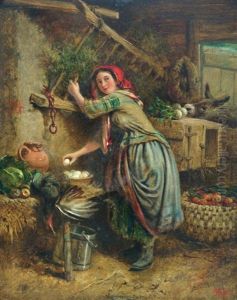 Collecting The Eggs by John Henry Dell