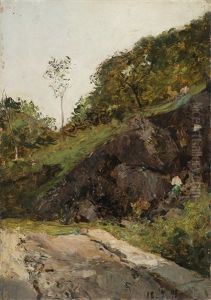Strada Di Campagna Al Sole by Lorenzo Delleani