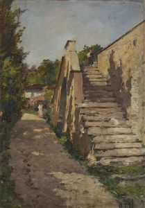 Sole Vespertino by Lorenzo Delleani