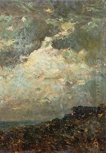 Temporale Notturno by Lorenzo Delleani
