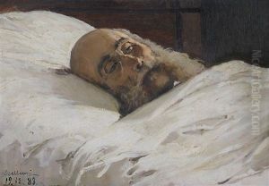 Il Cav. Giovanni Vignola Sul Letto Di Morte