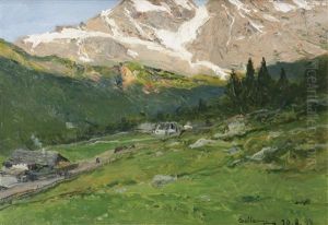 Estate A Ceresole Reale by Lorenzo Delleani