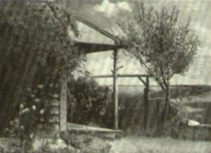 Cabin On The Prarie by Frederick Samuel Dellenbaugh