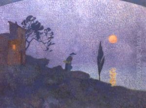 Paysage De Provence by David Dellepiane