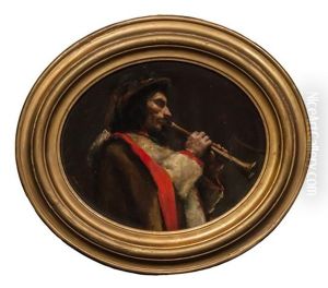 The Piper by Francois Alfred Delobbe