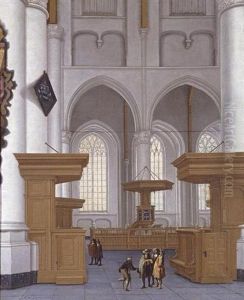 Interior Of The Laurenskerk, Rotterdam, View To The South