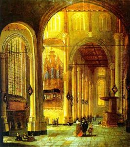 Inneres Der St. Laurenskerk In Rotterdam