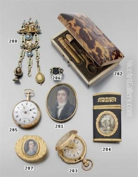 Buste De Jeune Homme En Redingote - view 1