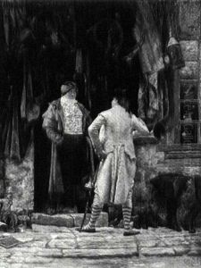 Chez L'antiquaire by Charles Edouard Edmond Delort