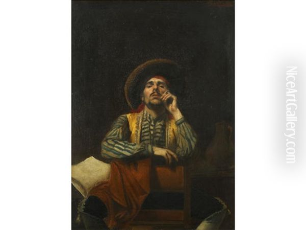 Spaniard Smoking - view 1
