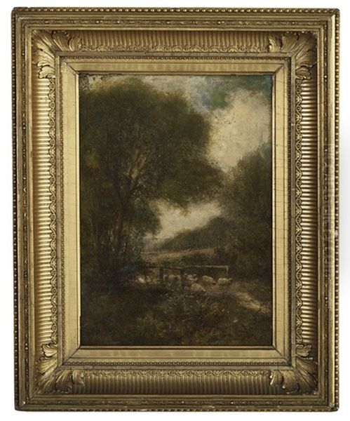 Troupeau De Moutons Traversant Un Pont - view 1