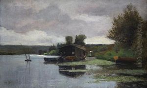 Lavandiere Au Bord De La Riviere Lavandiere Au Bord De La Riviere