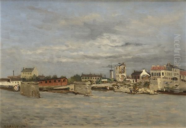 Les Bords De Seine A Saint-ouen - view 1