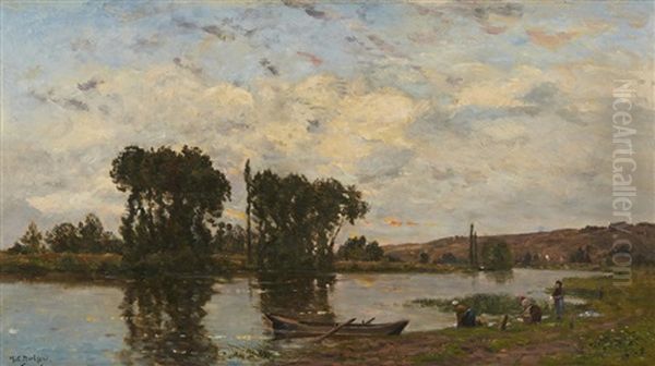 Soleil Couchant A Pont D'arche - view 1