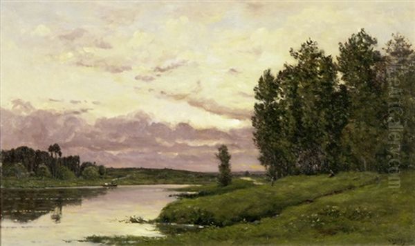 Teichlandschaft Bei Abendstimmung - view 1