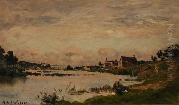 Uferlandschaft An Der Yonne - view 1